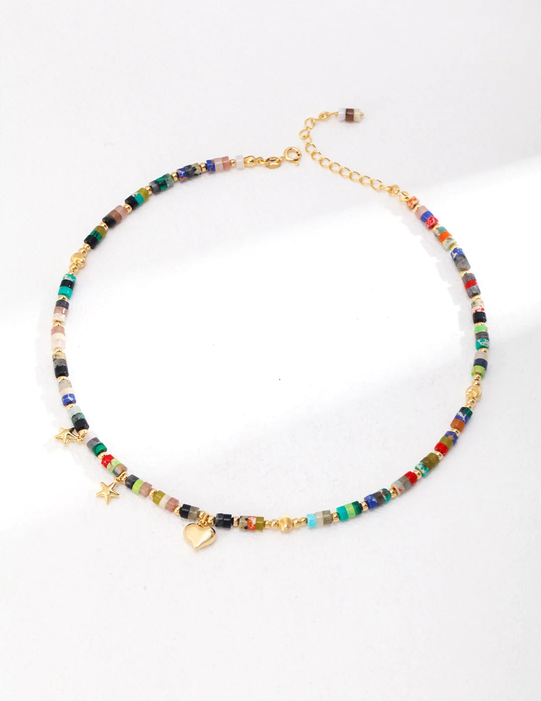 Multicolored Seed Bead Necklace