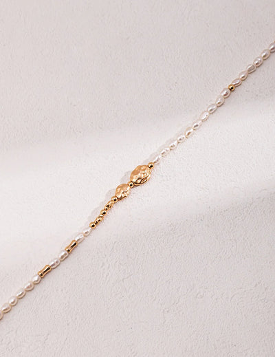 Dainty Rice Pearl Necklace