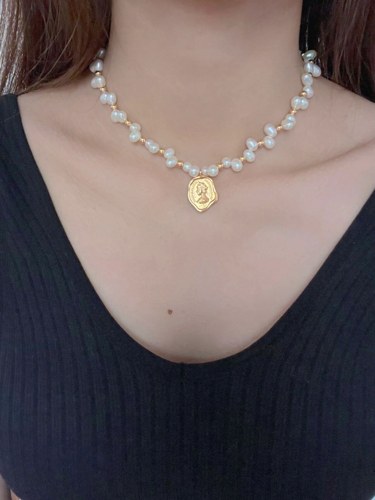 Wax Seal Queen Necklace