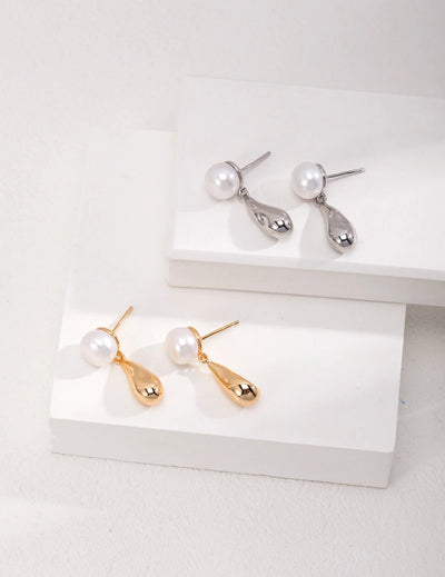 Dainty Raindrop Earrings