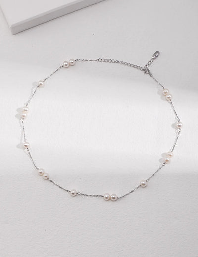 Dainty Freshwater Pearl Choker Necklace