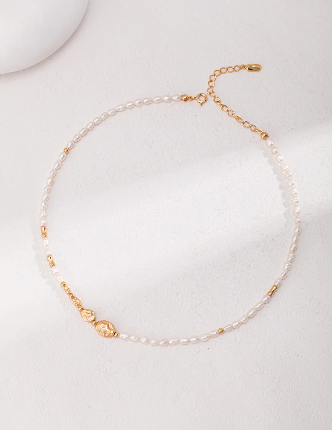 Dainty Rice Pearl Necklace