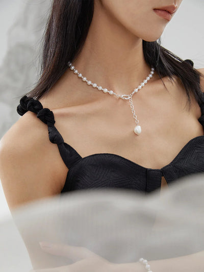 Pearl Pendant Adjustable Necklace